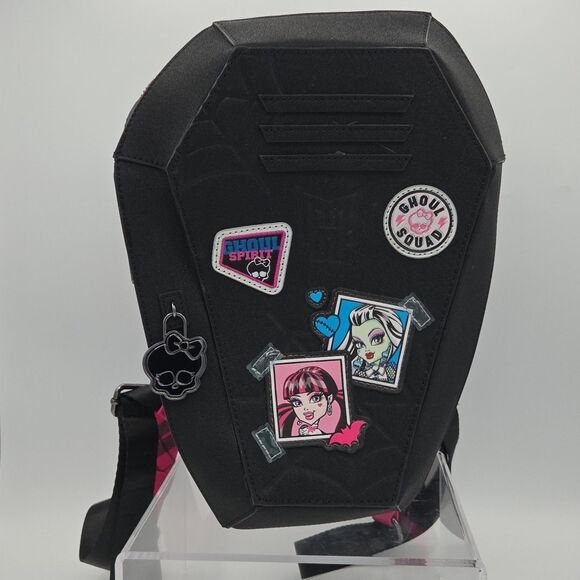 Loungefly Monster High Coffin Locker Figural Mini Backpack - Picture 1 of 8